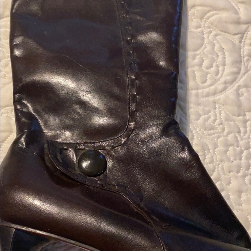 Nine West Brown Leather Boots - Picture 2 of 3